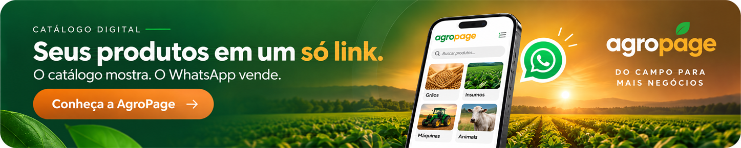 AgroPage: seus produtos em um só link. O catálogo mostra. O WhatsApp vende.