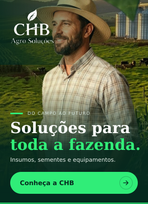 CHB Agro Soluções: soluções para toda a fazenda. Insumos, sementes e equipamentos. Conheça a CHB.
